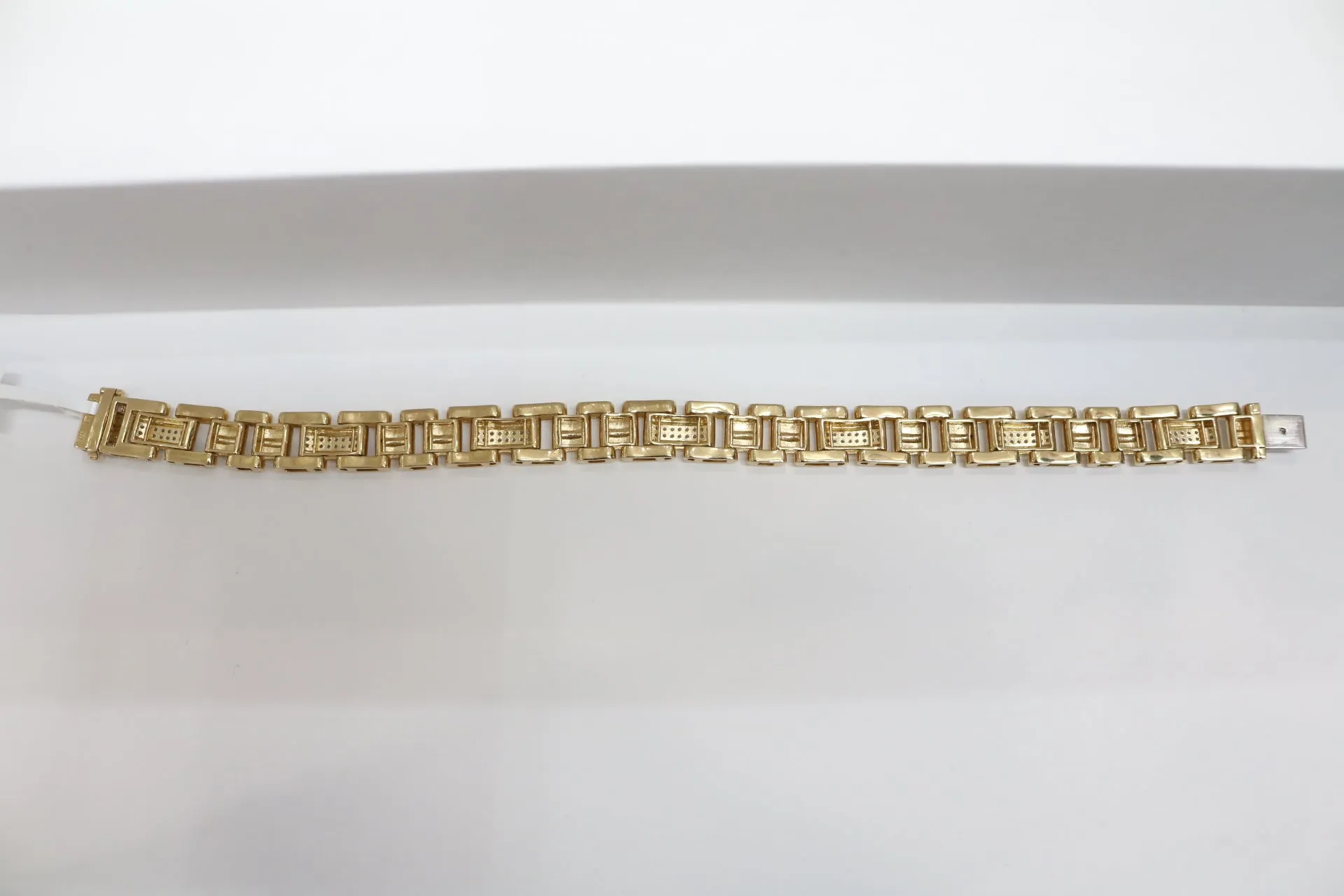 10K Two Tone Gold Diamond Rolex Bracelet (8.75 Inches) (0.63 CTW) Local Pick-Up Only