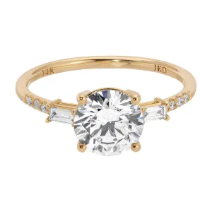 1.5c Diamond Melody Baguette Equilibrium Ring (Lab Diamond) (ready to ship option)*