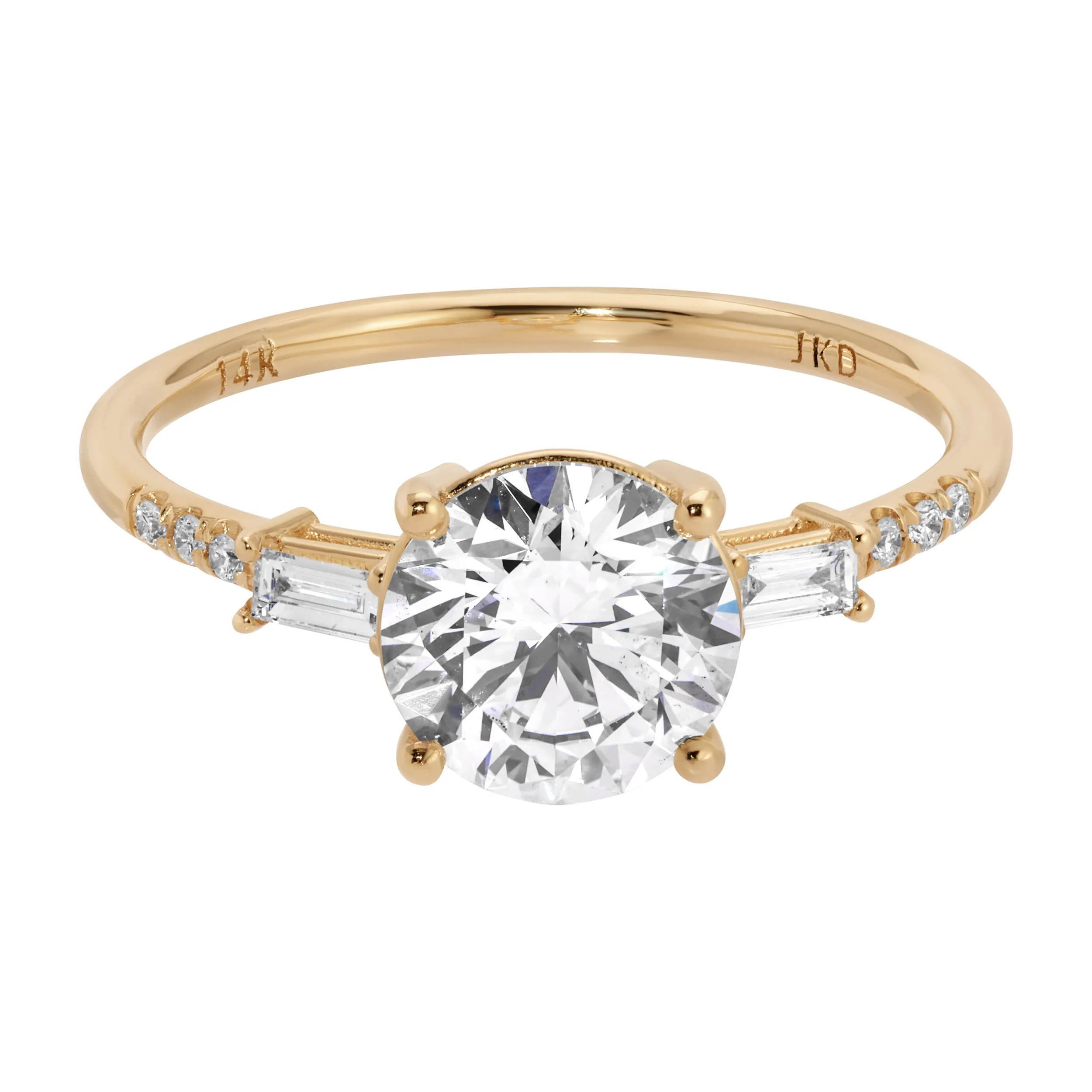 1.5c Diamond Melody Baguette Equilibrium Ring (Lab Diamond) (ready to ship option)*