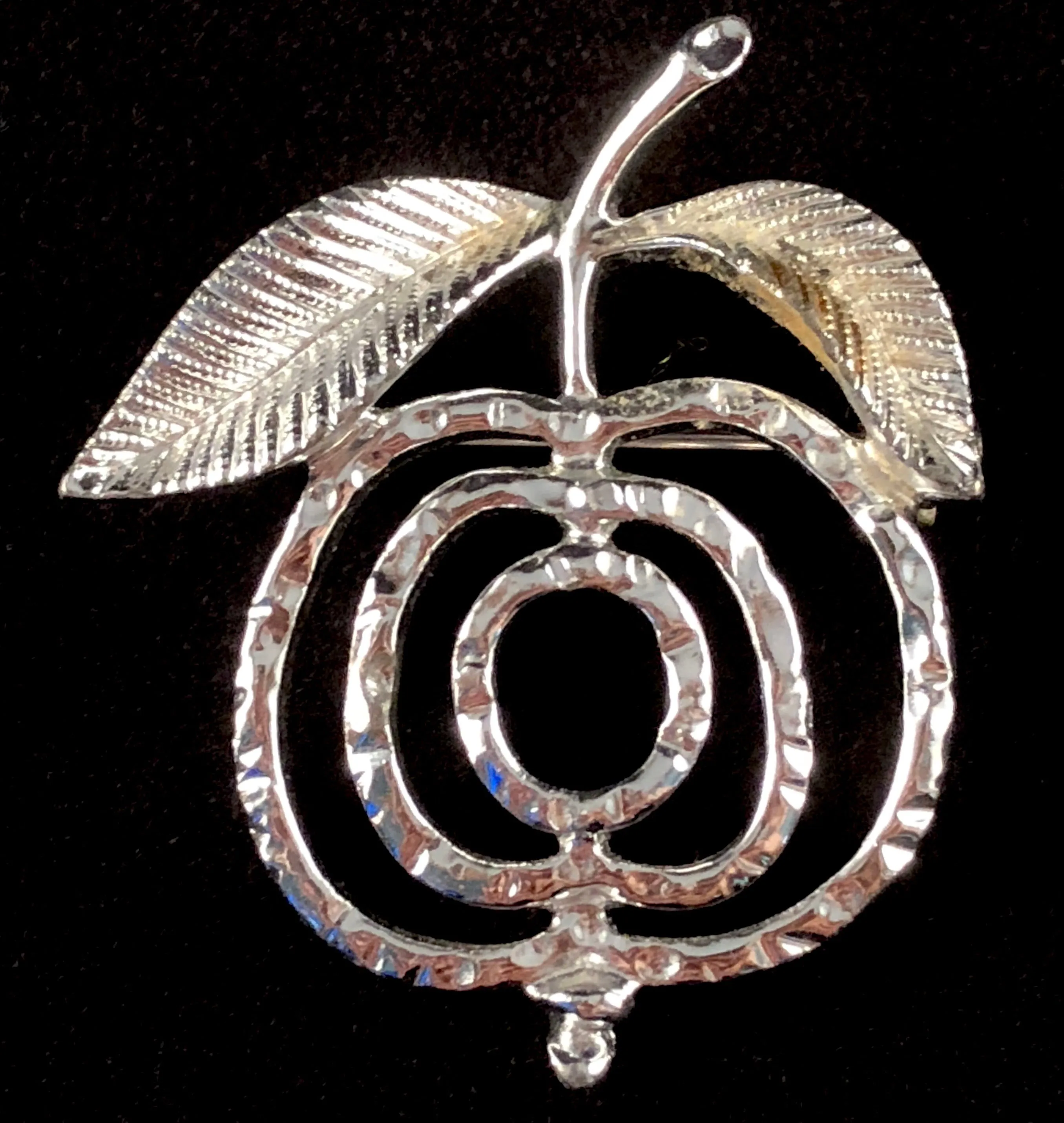 1972 Sarah Coventry Saucy Brooch (Silver)