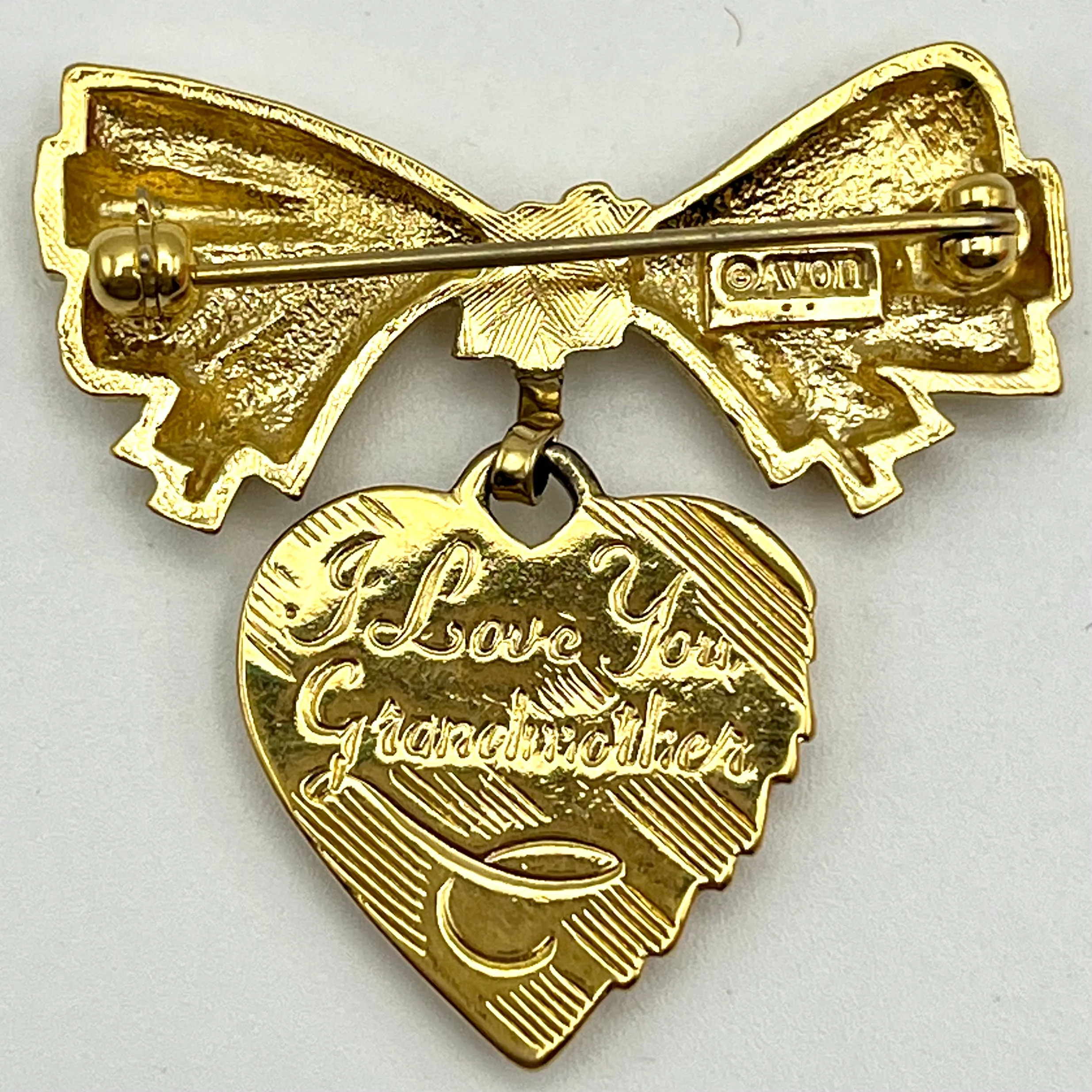 1986 Avon Sentiment Brooch -Grandmother