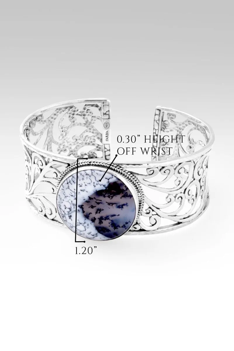 Abundance and Prosperity Cuff™ in Dendritic Opal