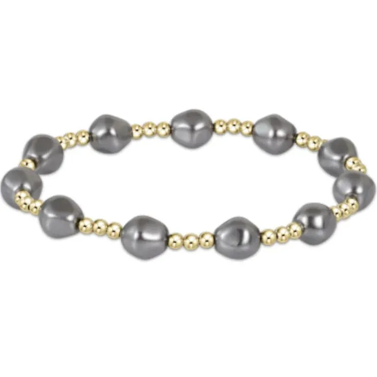 Admire Gold 3mm Bead Bracelet - Gemstone