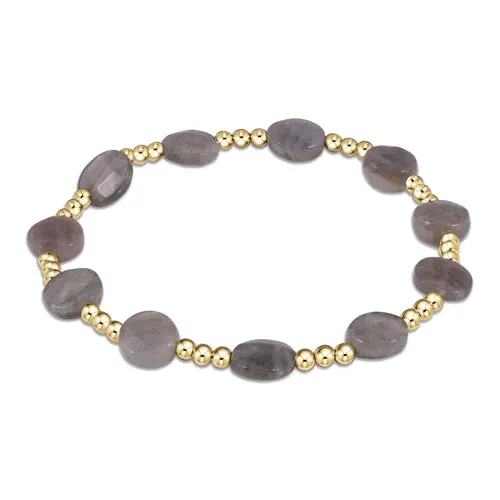 Admire Gold 3mm Bead Bracelet - Gemstone