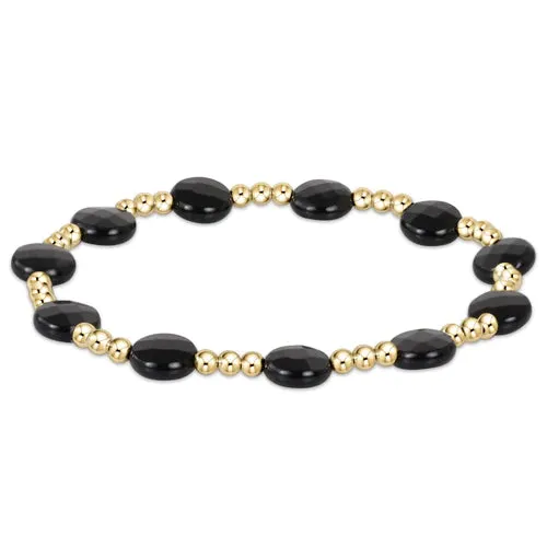 Admire Gold 3mm Bead Bracelet - Gemstone