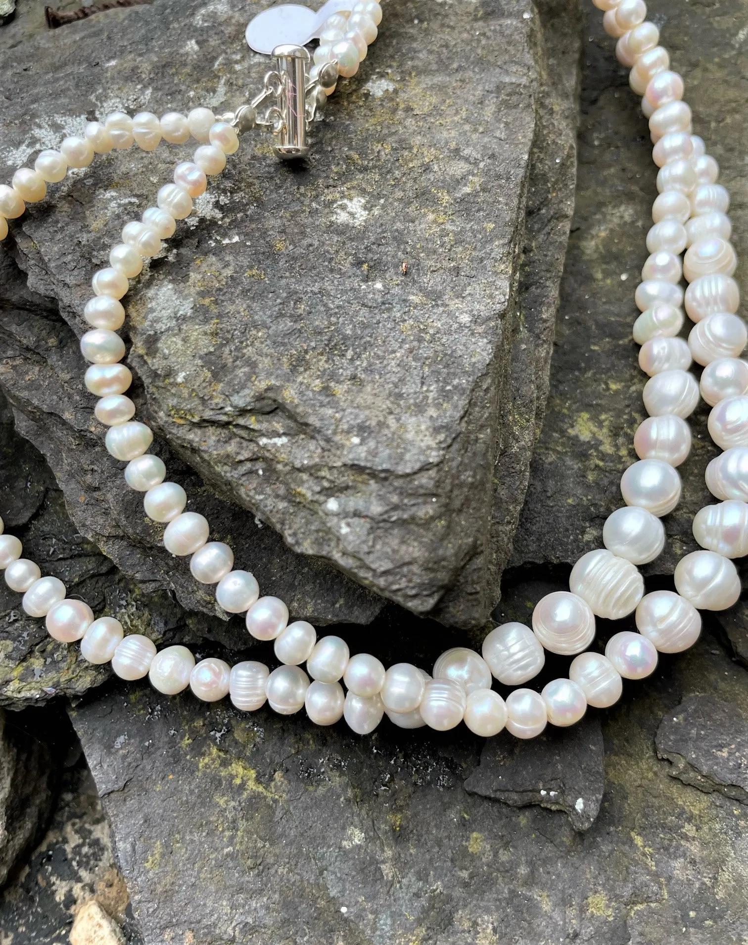 Alice Rose Jewellery - Double Pearl Necklace