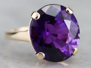 Amethyst Cocktail Ring