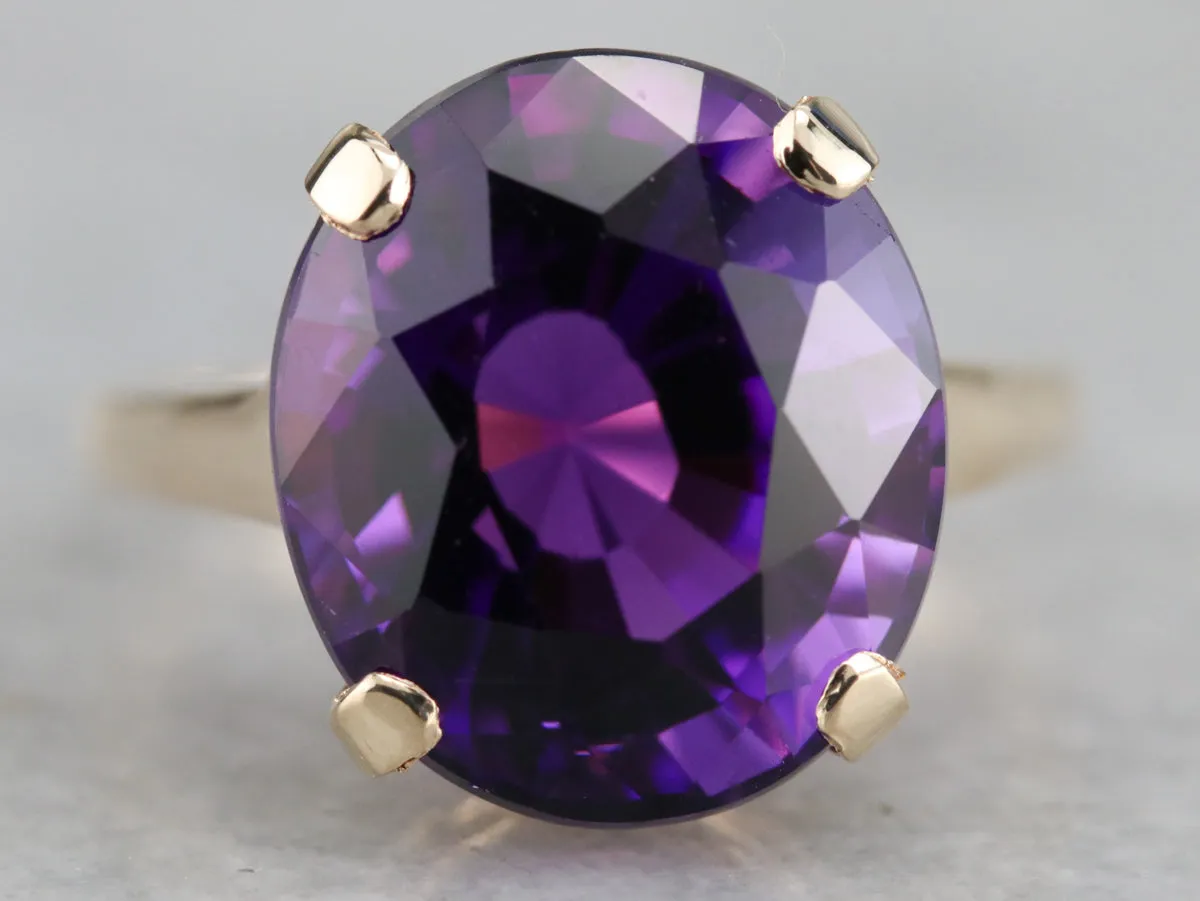 Amethyst Cocktail Ring