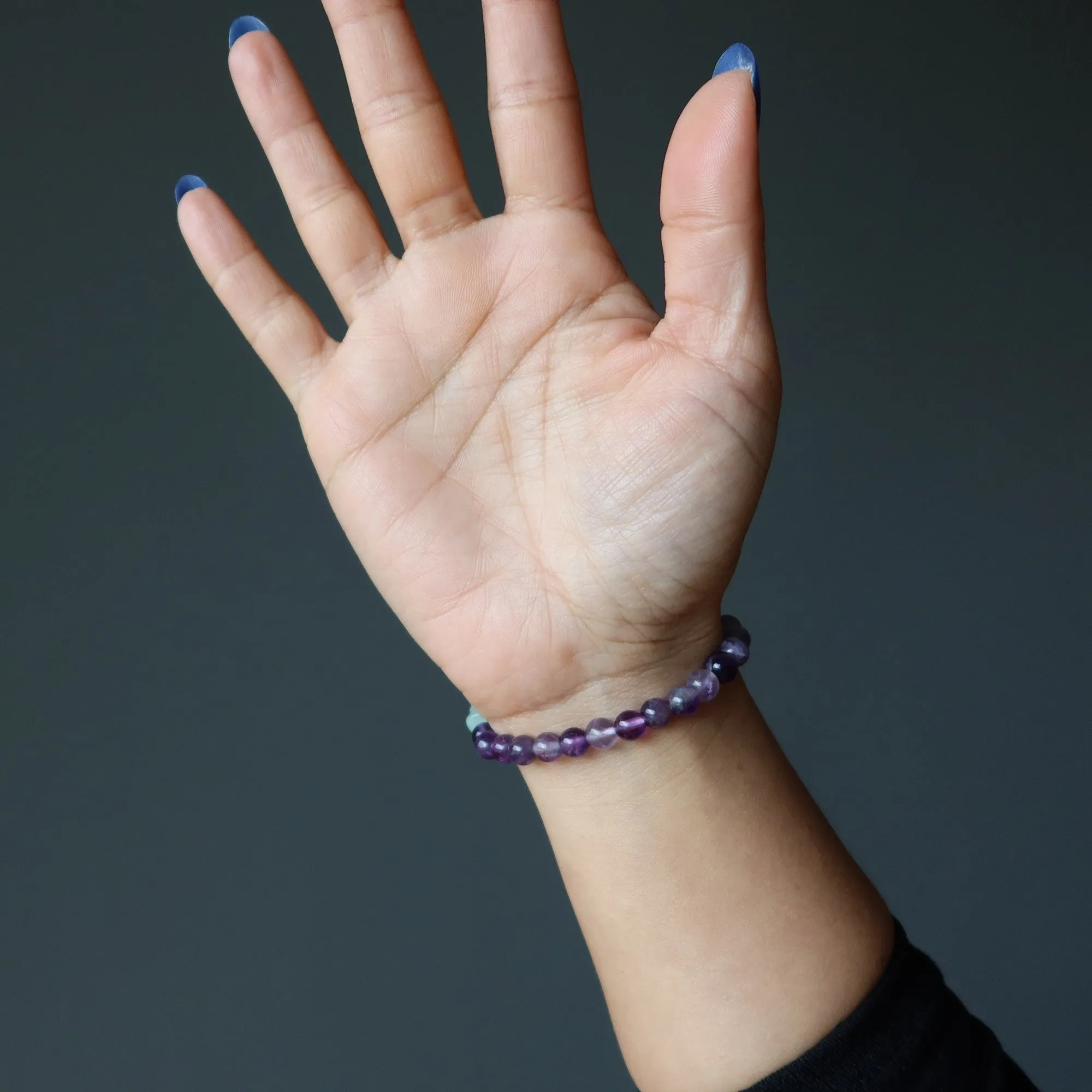 Aquamarine Bracelet Amethyst Serenity Purple Blue