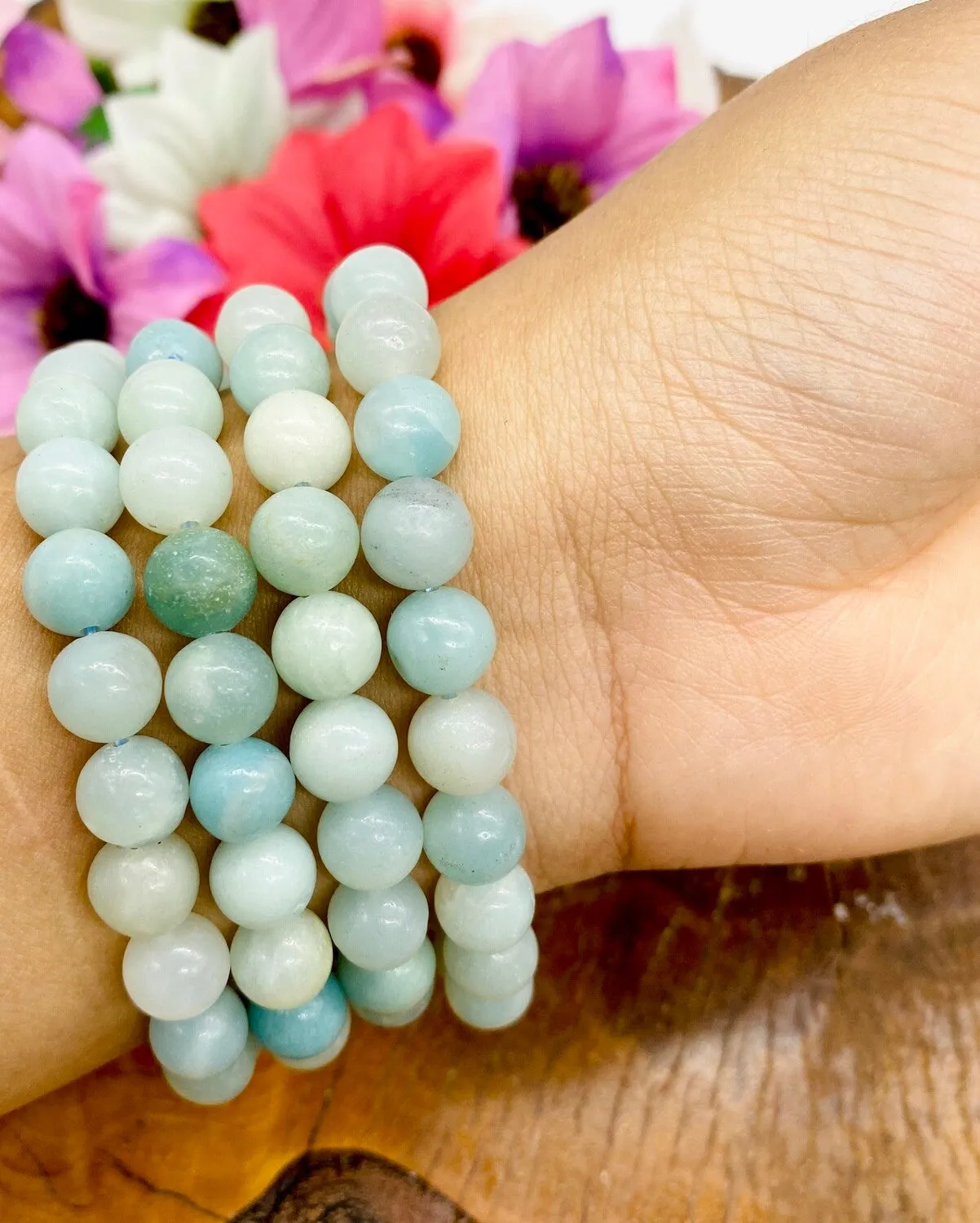 Aquamarine Bracelet, Crystal for Cleansing and Meditation