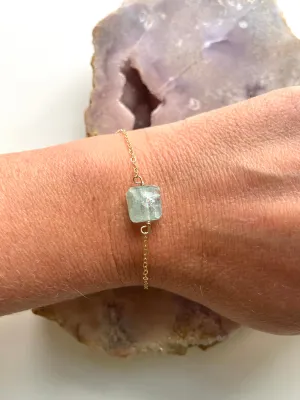 Aquamarine Crystal Bracelet