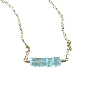 Aquamarine Gemstone Necklace