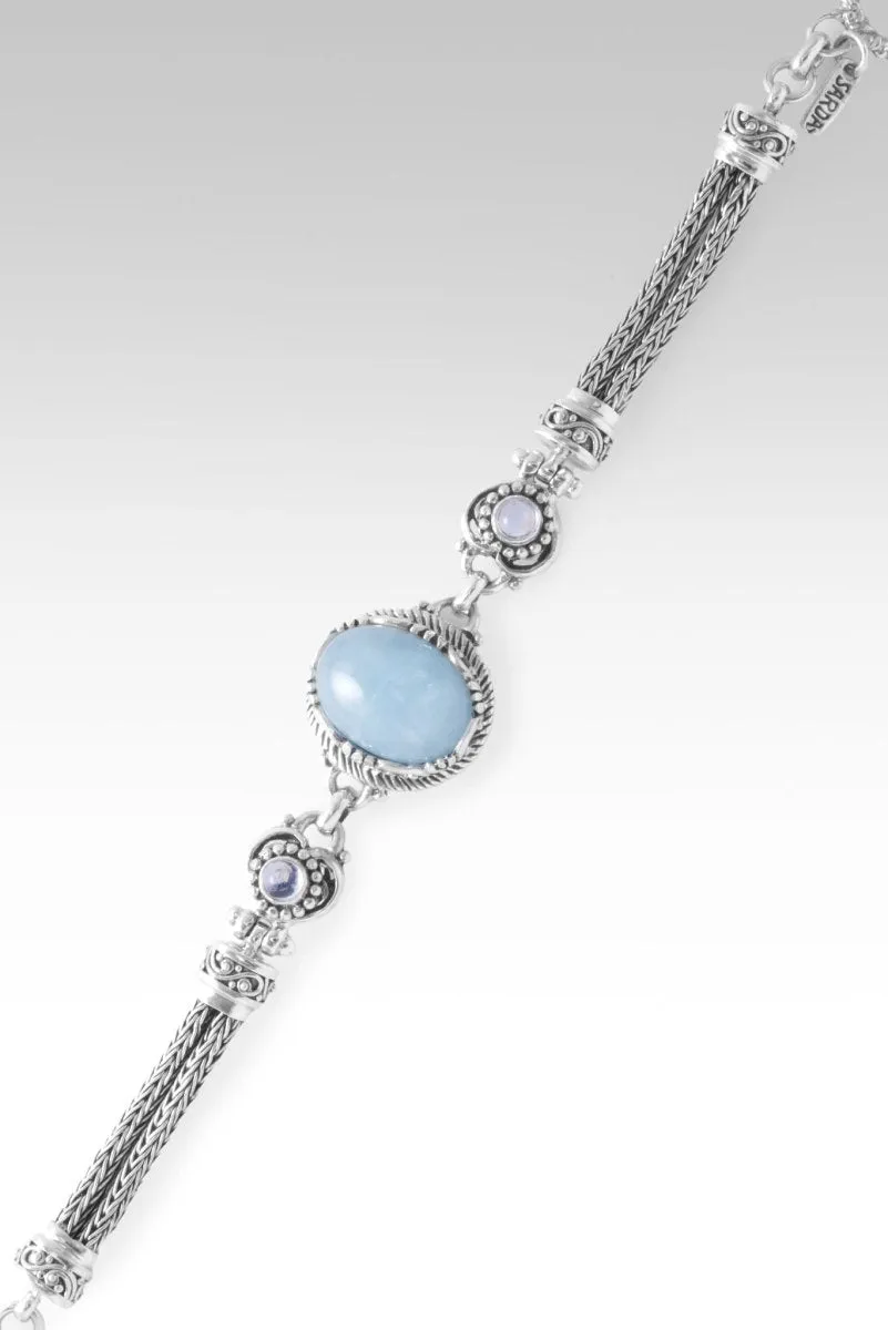 Believe and Live Bracelet II™ in Aquamarine