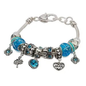 BirthStone Charm Bracelet March