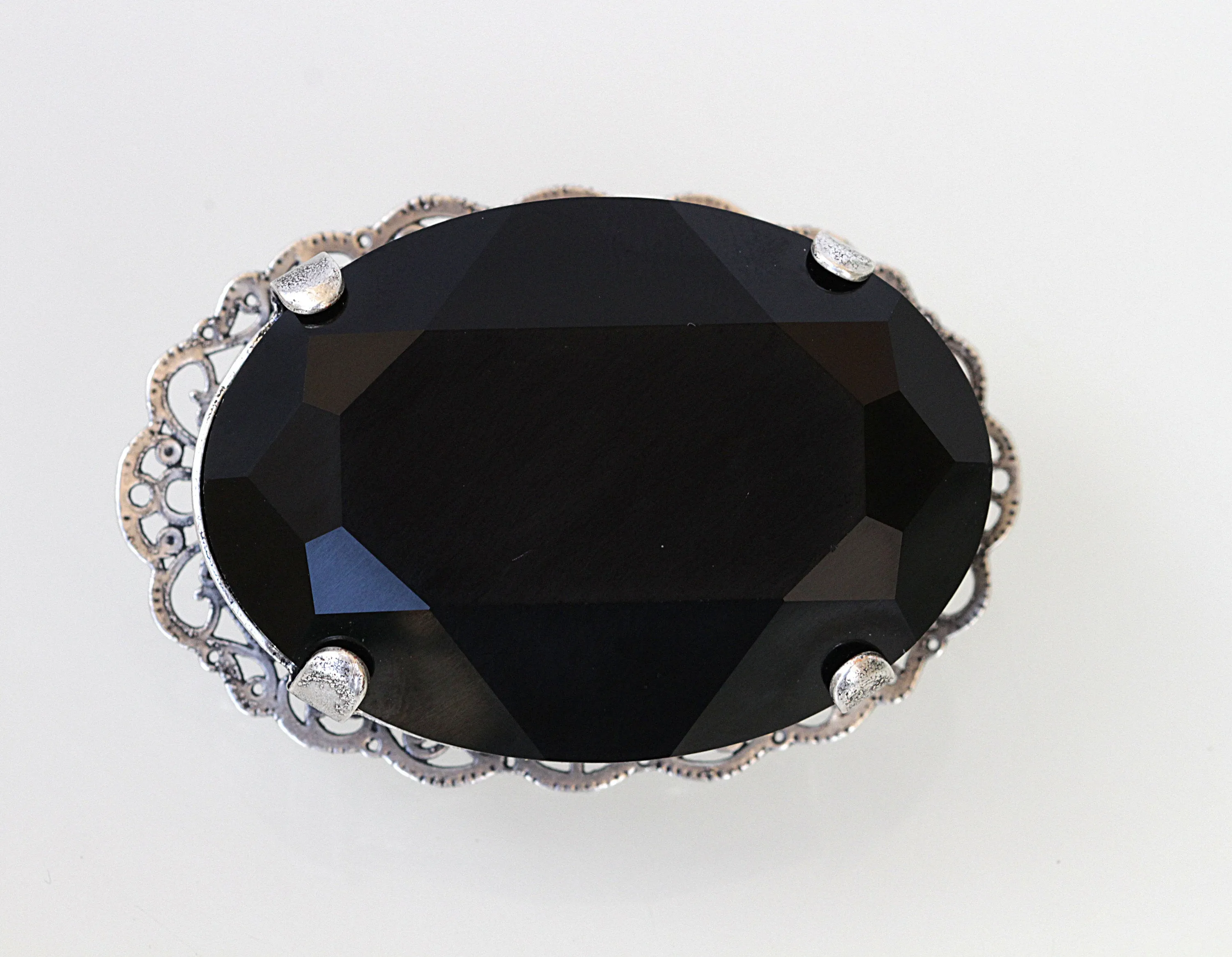 BLACK Rebeka Filigree Brooch