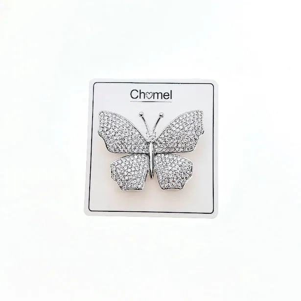 Butterfly Cubic Zirconia  Brooch