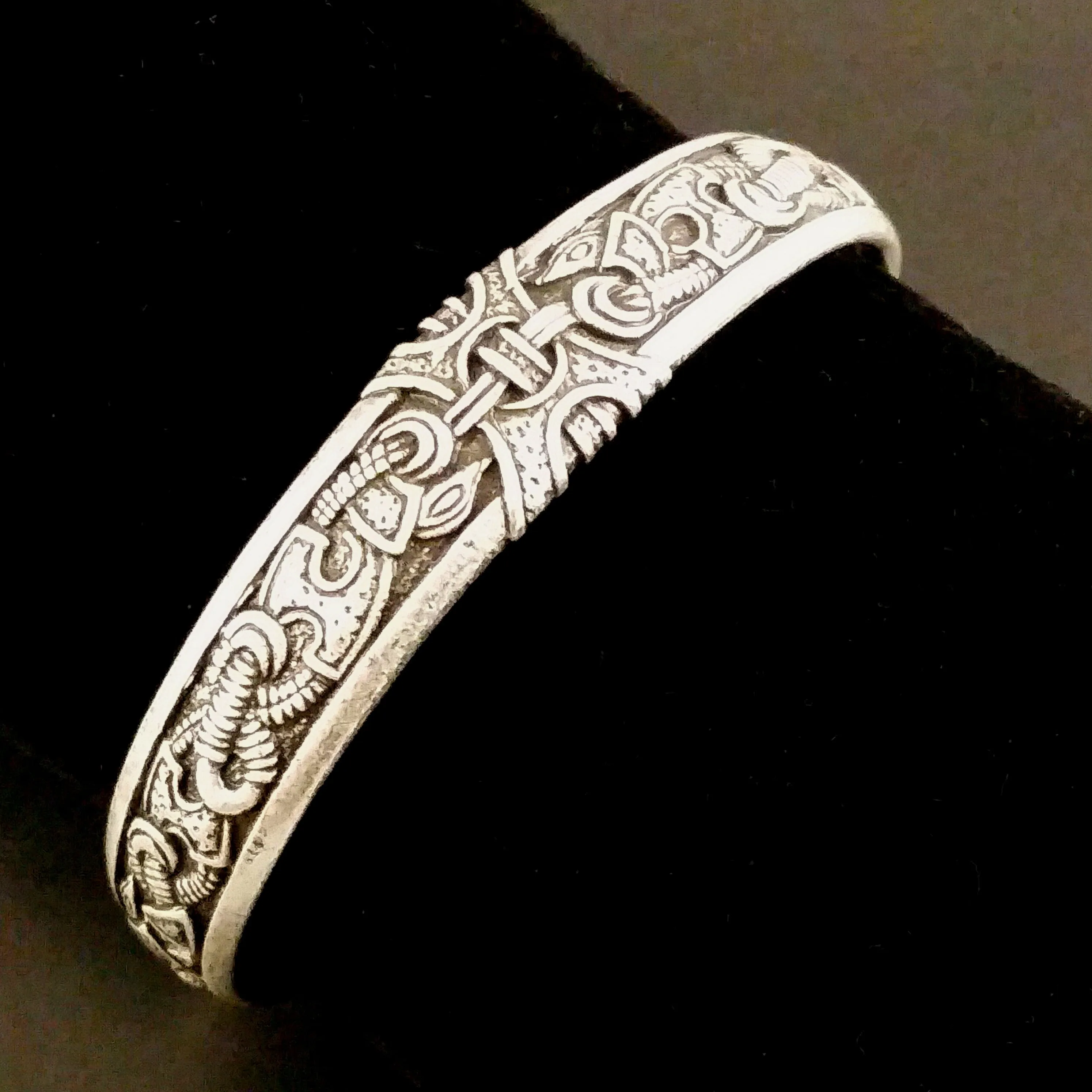 Celtic Bracelet Silver Knot Work Viking