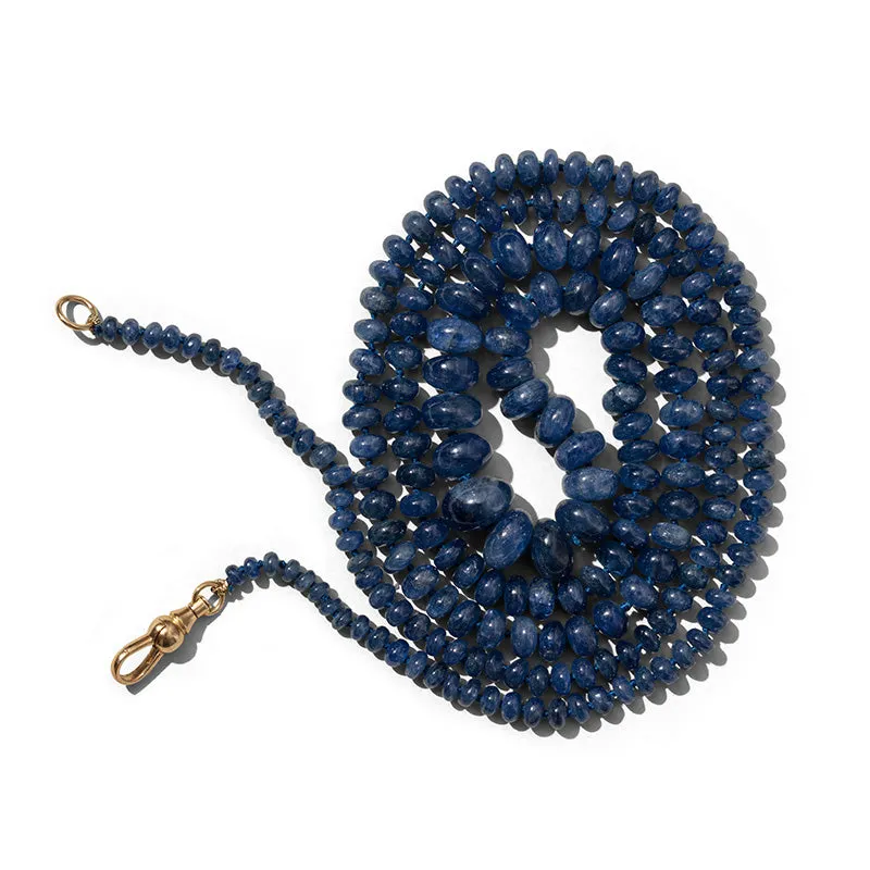 Chronos Strand, Blue Sapphire, 9kt Yellow Gold