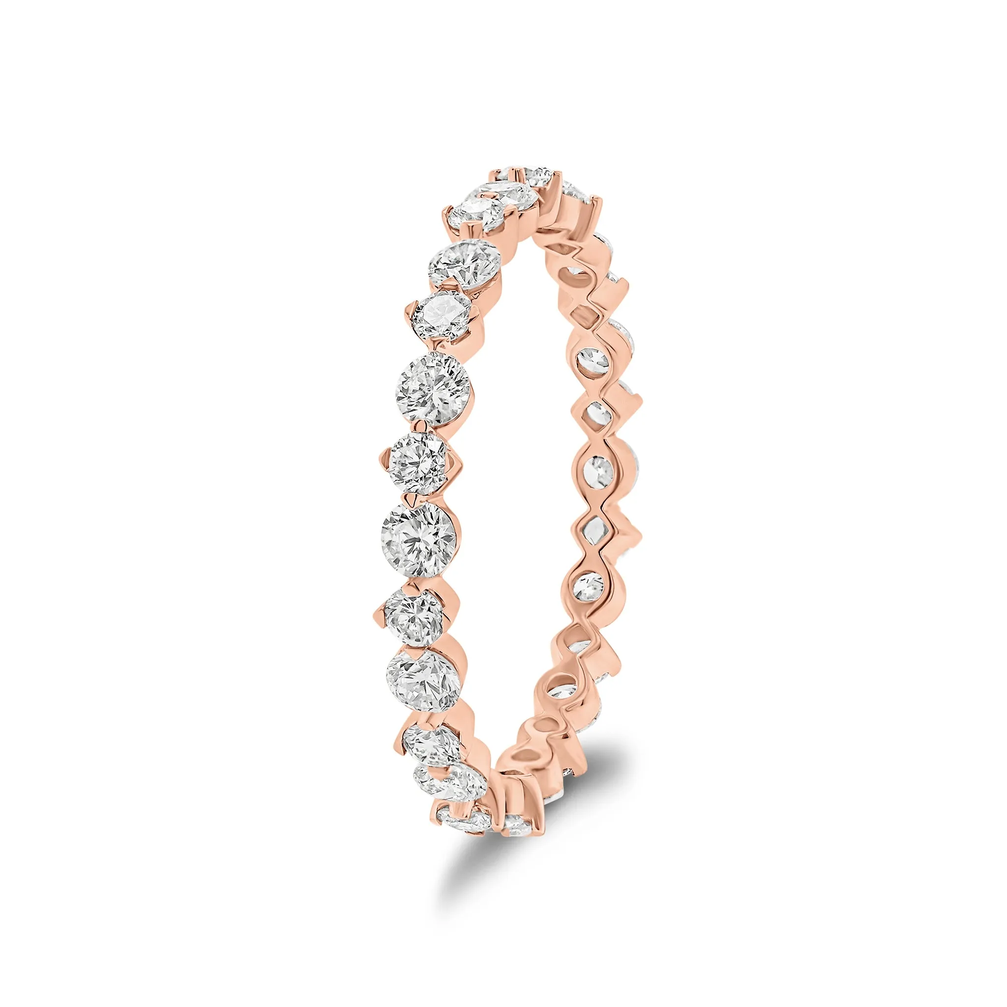 Circles & Diamonds Eternity Ring