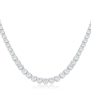 Cloris Graduated Cubic Zirconia Necklace | 50ct