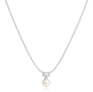 Credo large cultured freshwater pearl pendant on silver bale