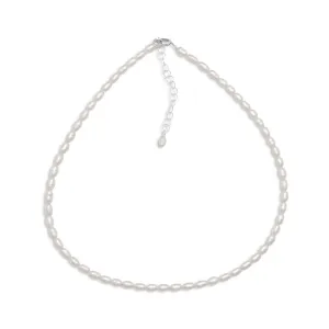 Cultured Freshwater Rice Pearl Necklace