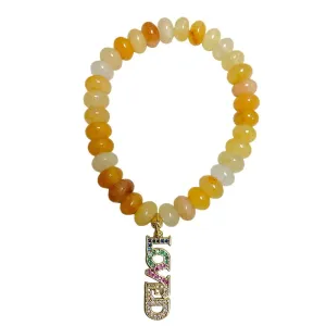 CZ Multi Loved Gemstone Bracelet