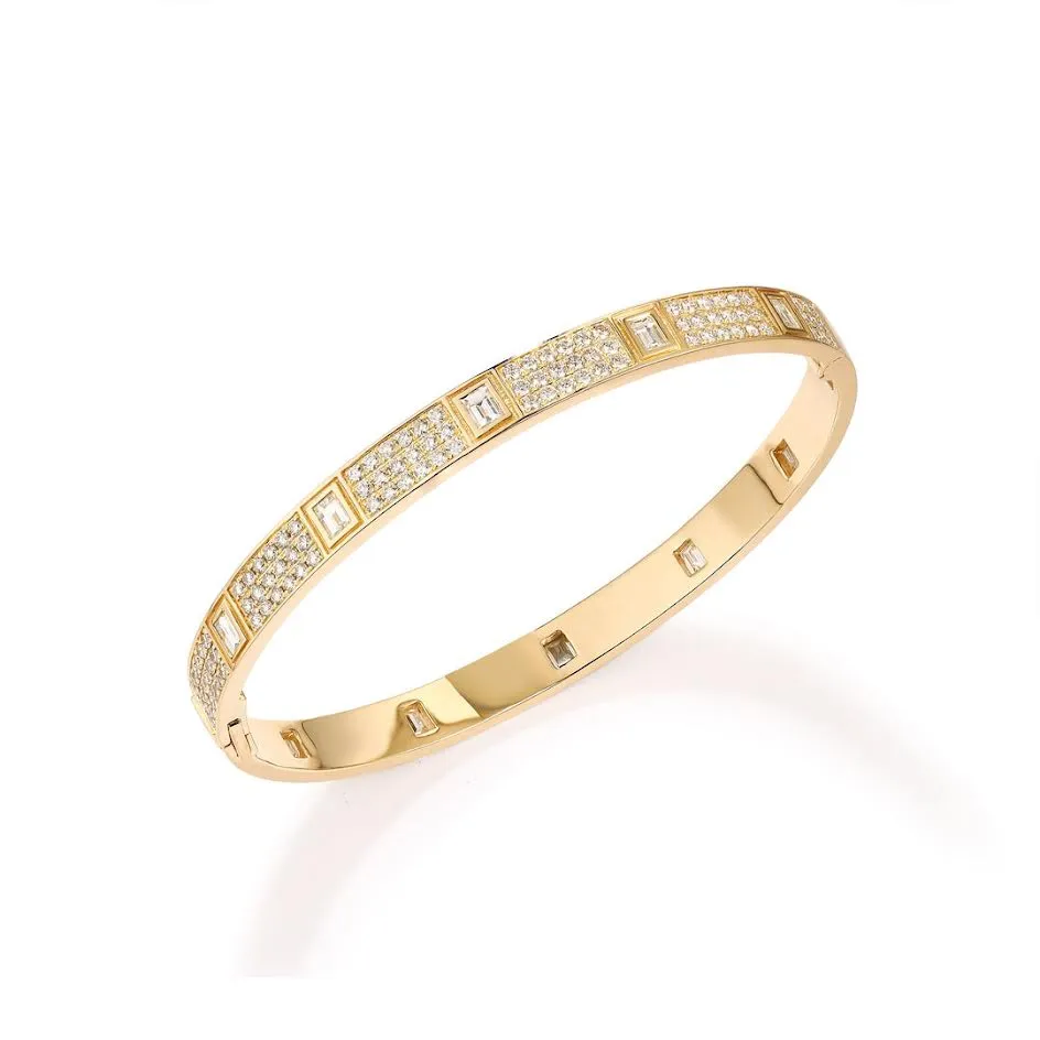 Diamond Bangle Bracelet