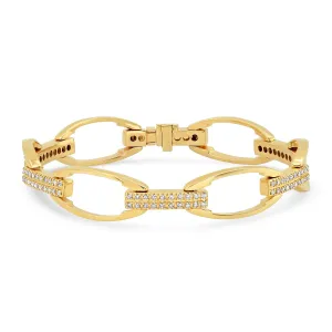 DIAMOND LINK BRACELET, GOLD