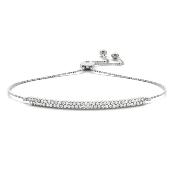 Diamond Pave Bolo Bracelet