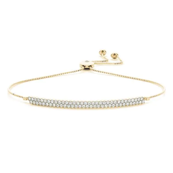 Diamond Pave Bolo Bracelet