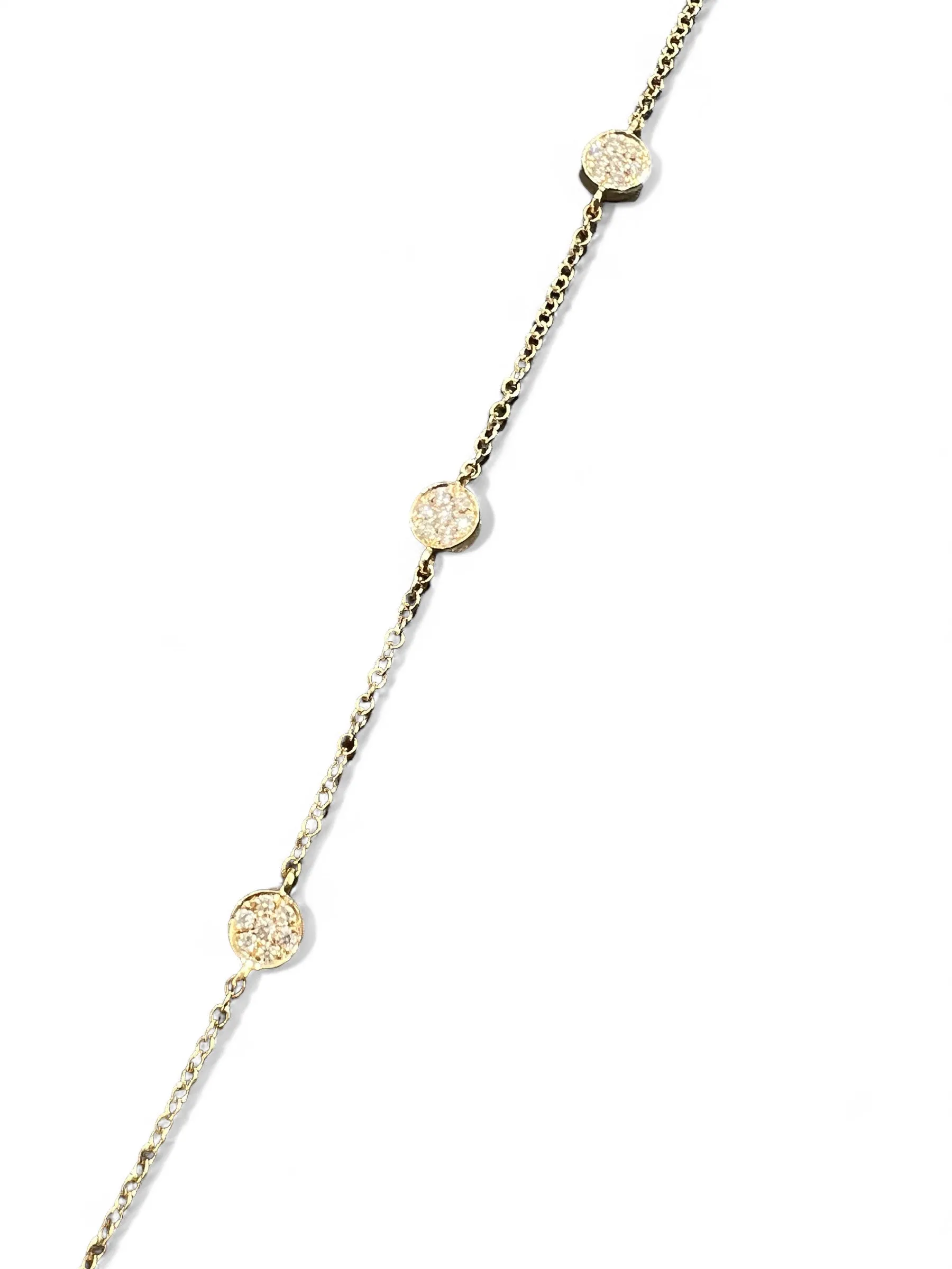 DIAMONDS-BY-THE-YARD DIAMOND BRACELET