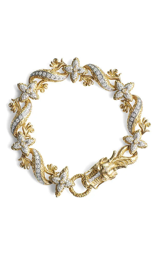 Dragon Bracelet  – Diamond 50% non-refundable deposit