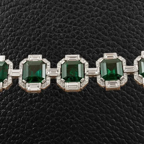 Emerald & Diamond Bracelet