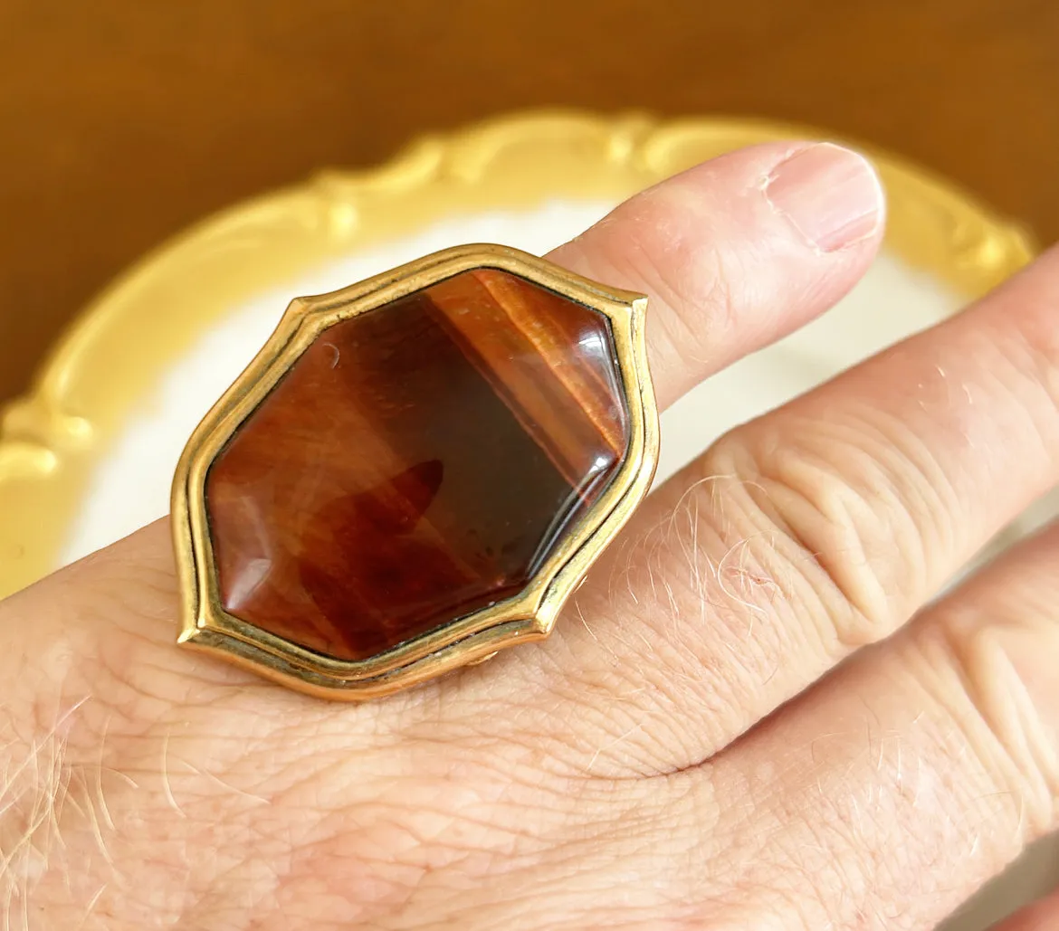 Fabulous vintage extra large cocktail statement ring