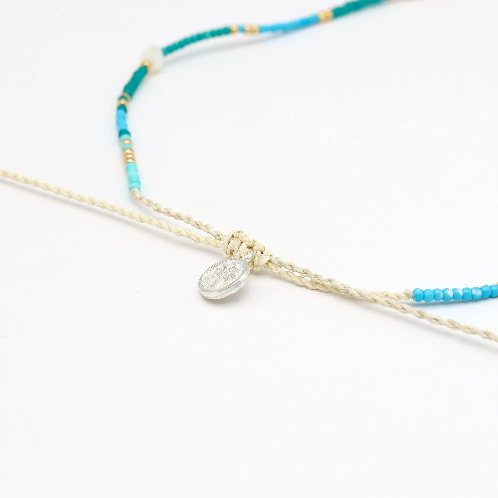 Giada Ombak Pearl Beaded Surf Necklace