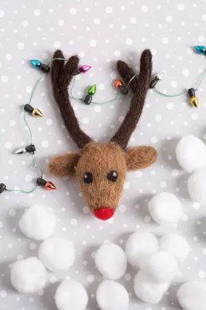 Hawthorn Handmade - Rudolph Brooch Felt Craft Kit