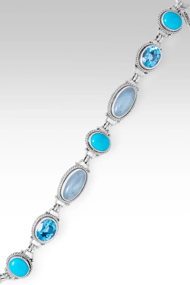 His Peace Guards Bracelet™ in Aquamarine