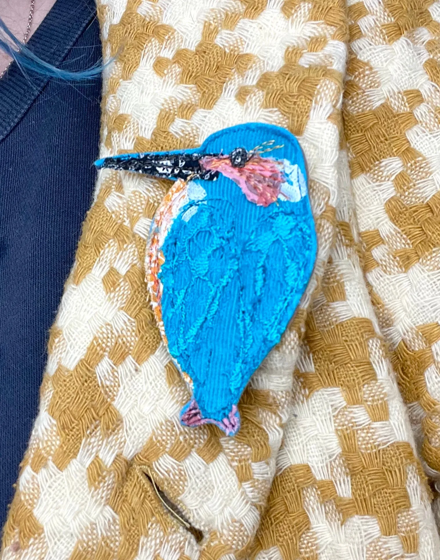 Kingfisher Brooch