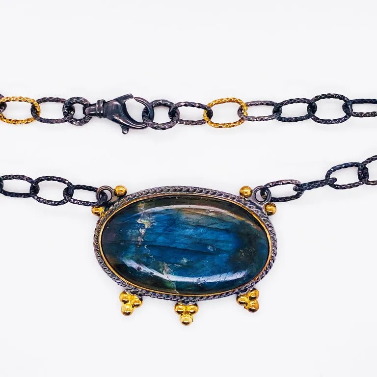 Labradorite Statement Necklace