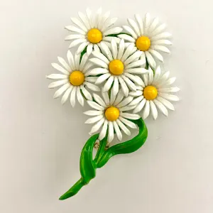 Late 60s/ Early 70s Daisy Brooch