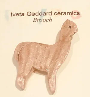 Llama Brooch