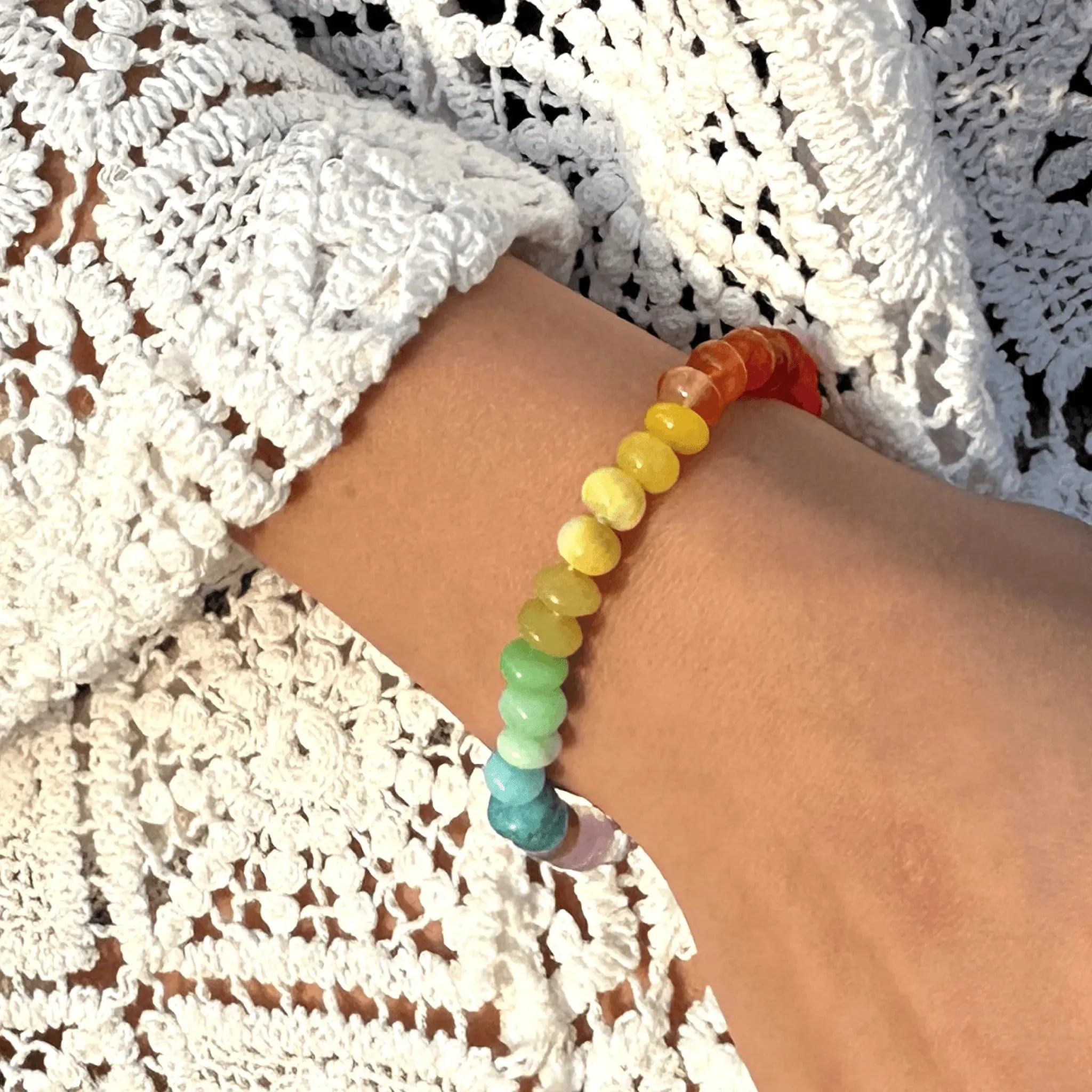 Neon Rainbow Bracelet