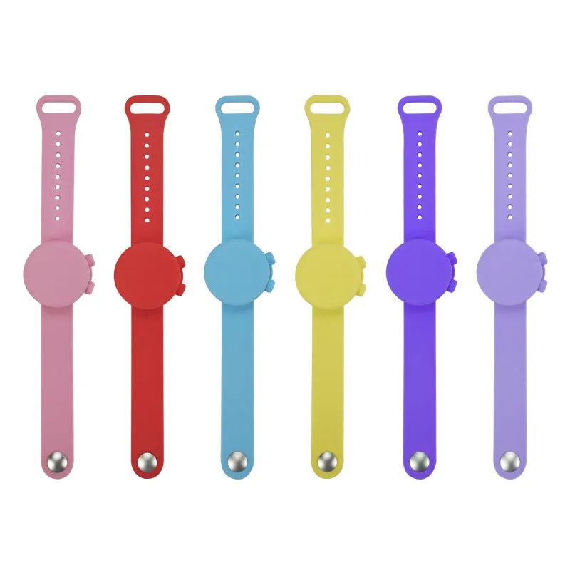 Outdooor Silicone Wristband Hand Sanitizer Disinfectant Bracelet