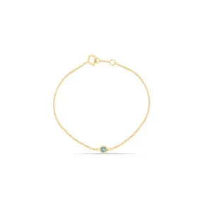 Real Aquamarine Bracelet