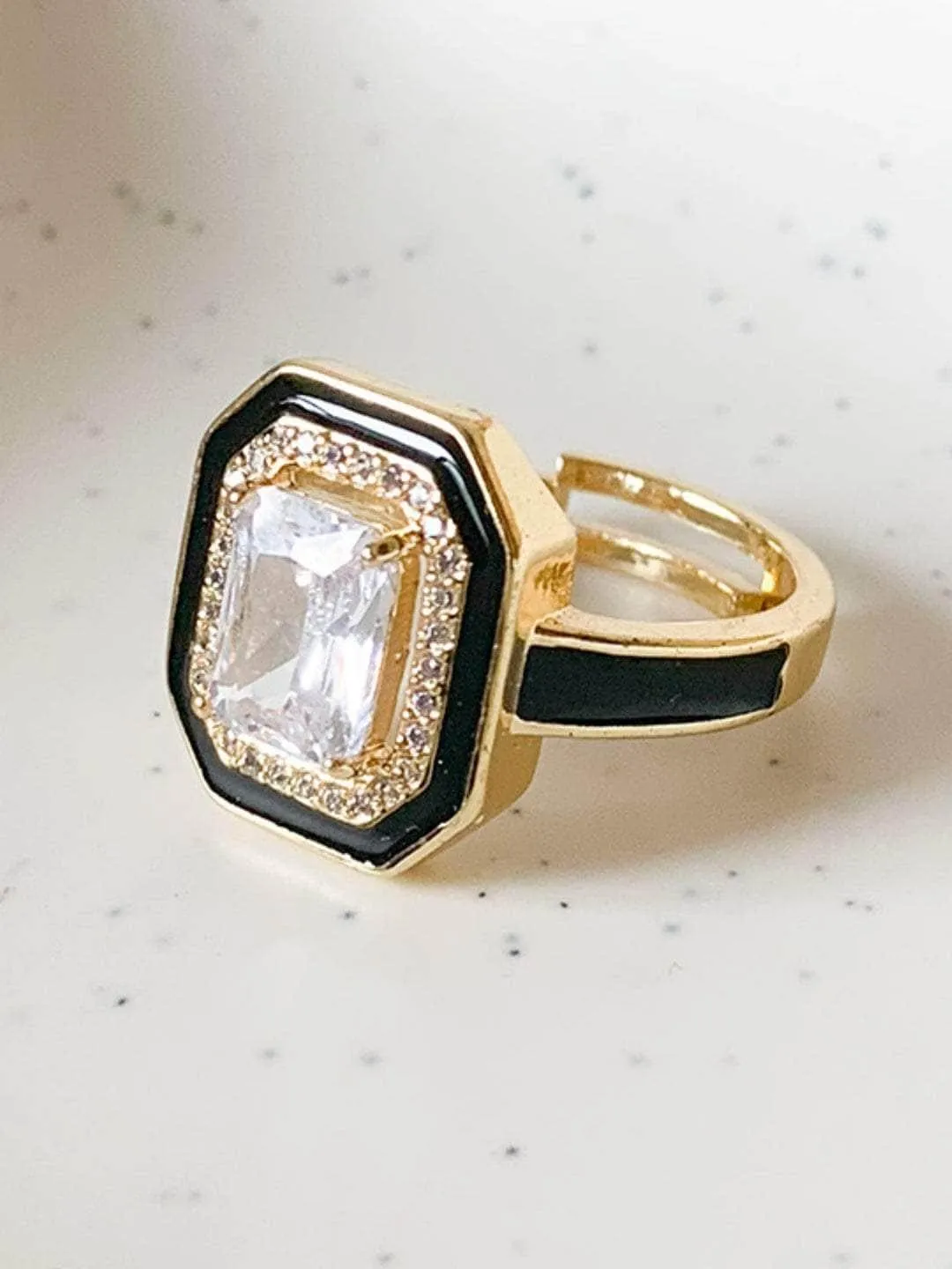 Rectangular Cocktail Ring