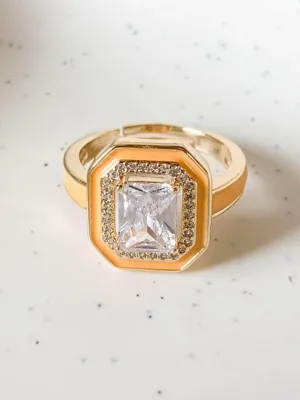 Rectangular Cocktail Ring