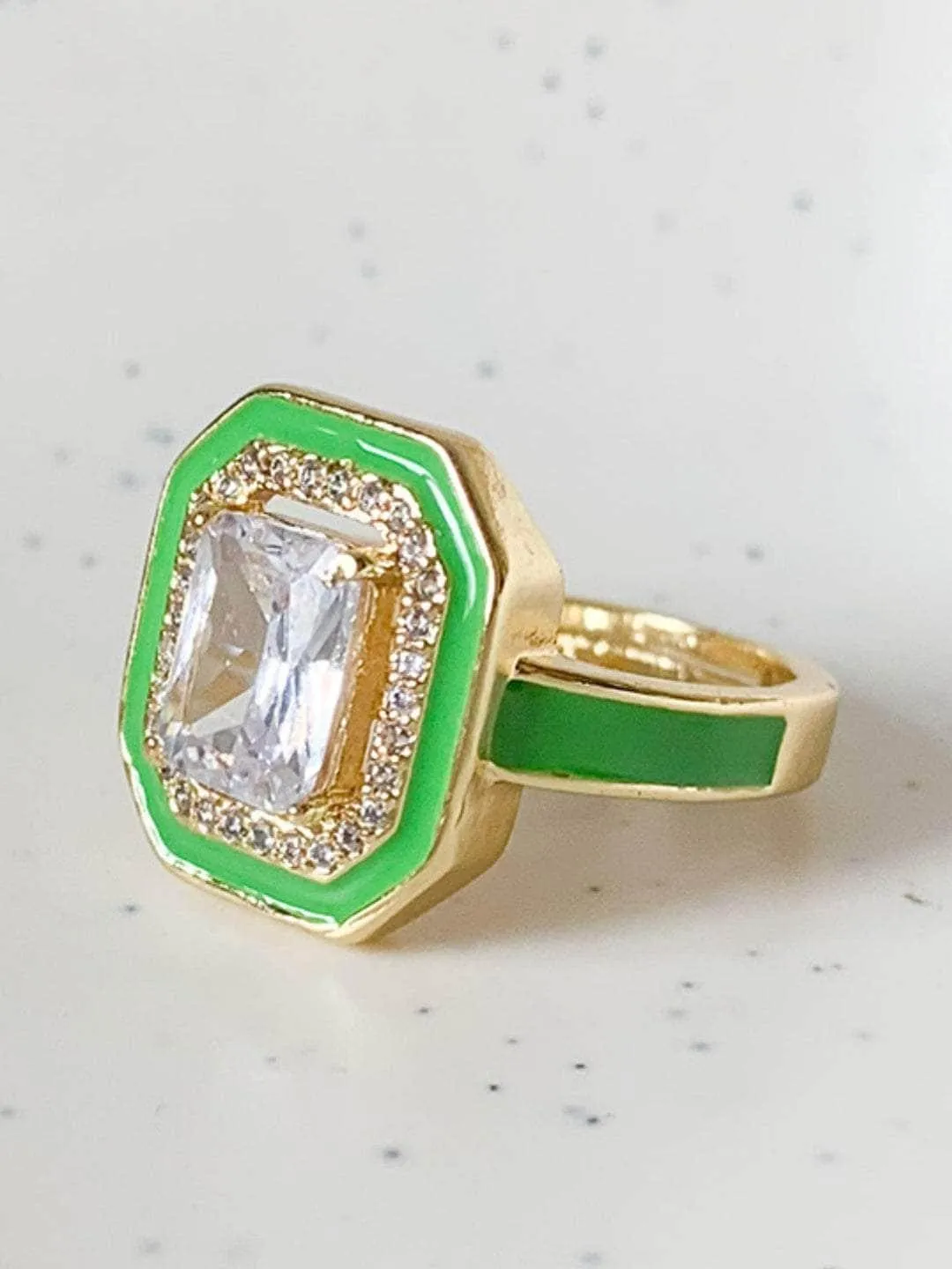 Rectangular Cocktail Ring