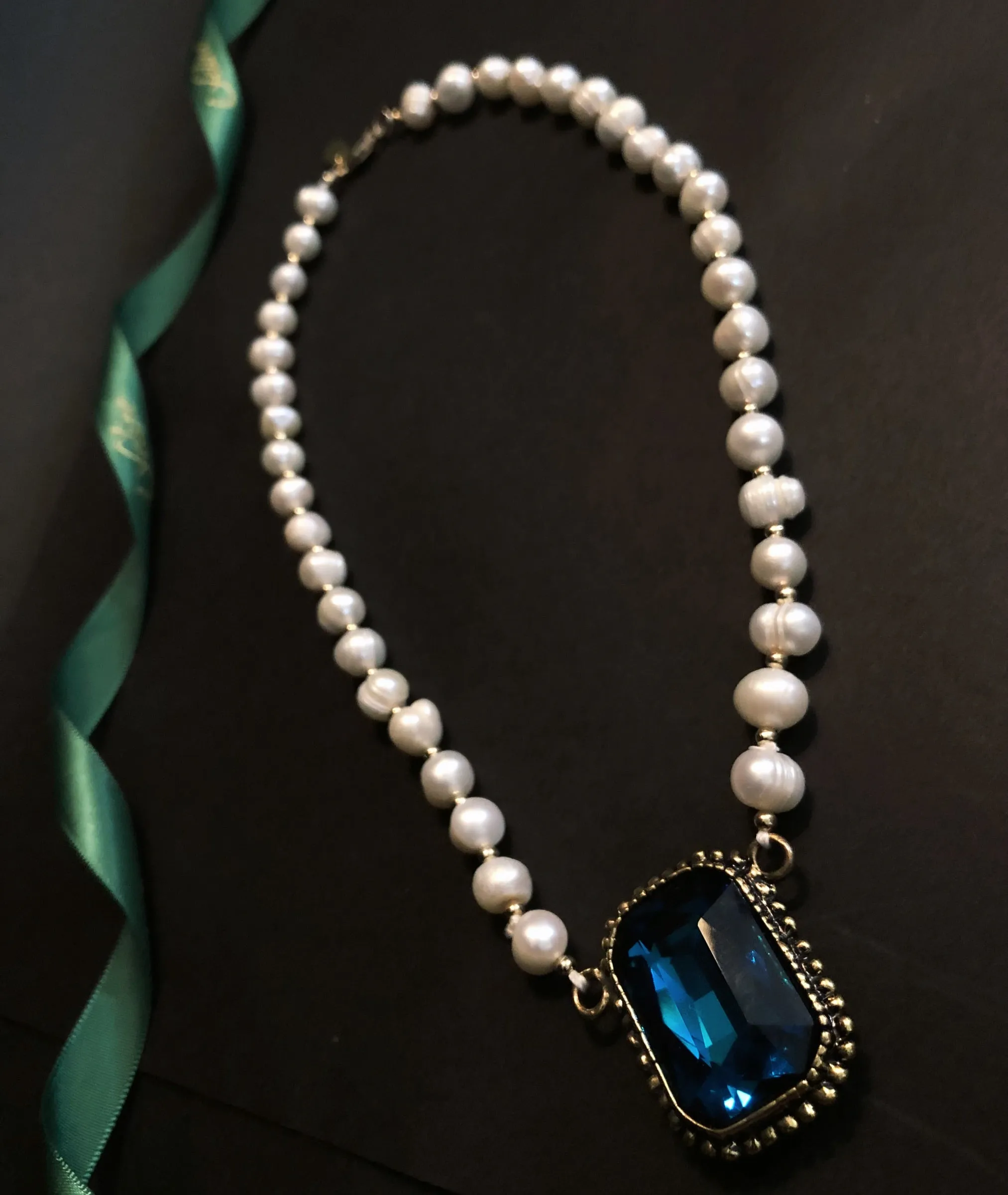 Rosey Fresh Water Pearl Necklace