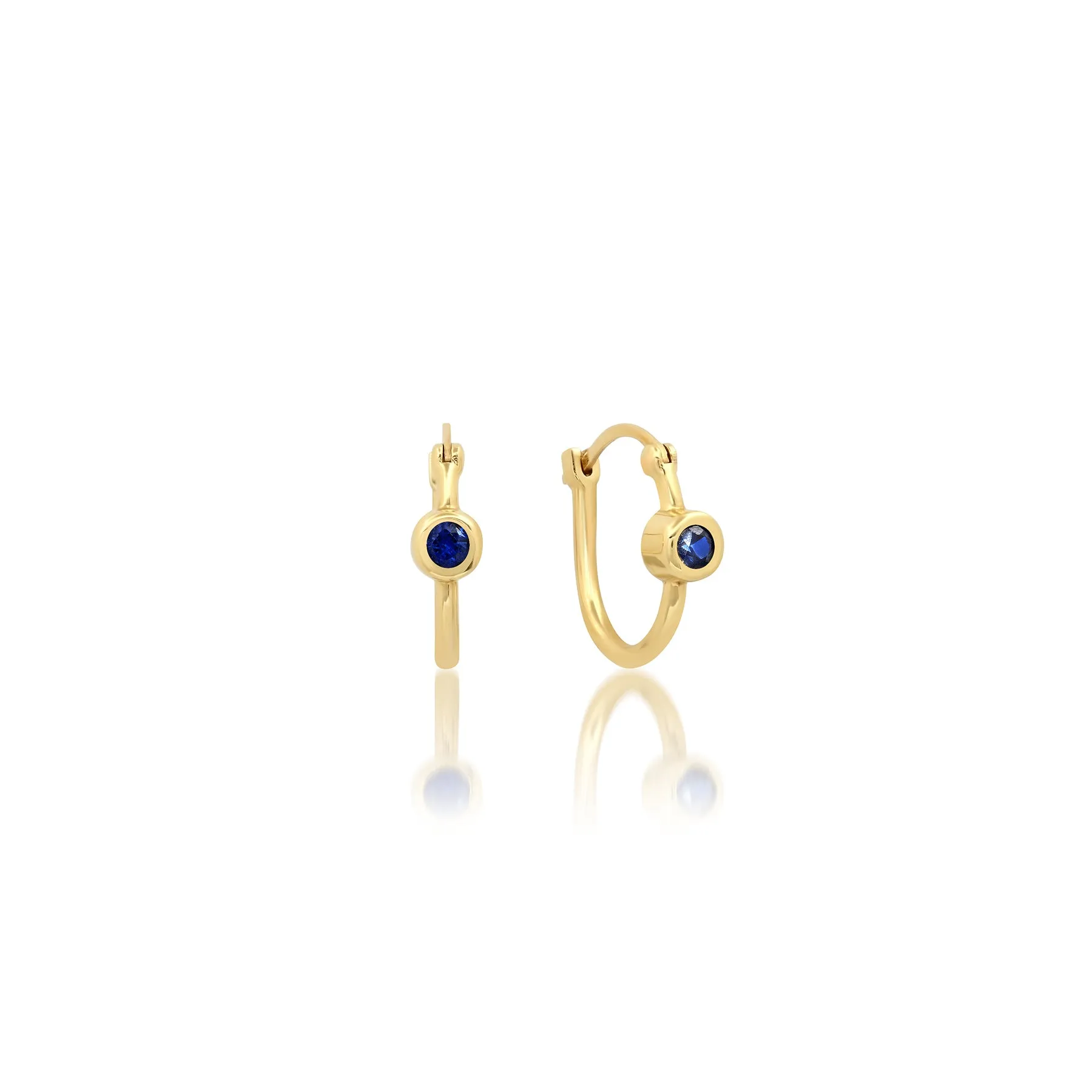 Sapphire Elongated Earrings